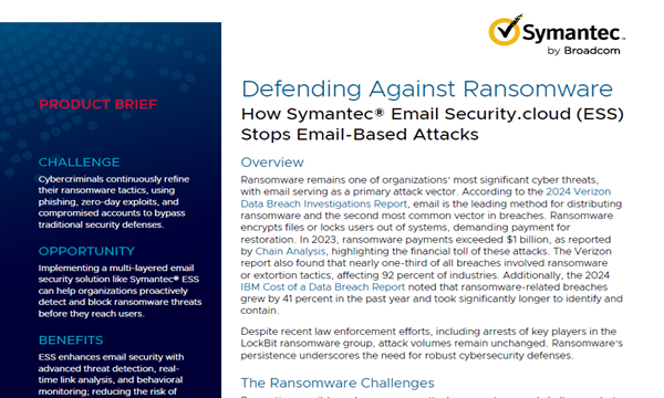 Symantec™ Email Security Cloud | Malware and Spam Protection
